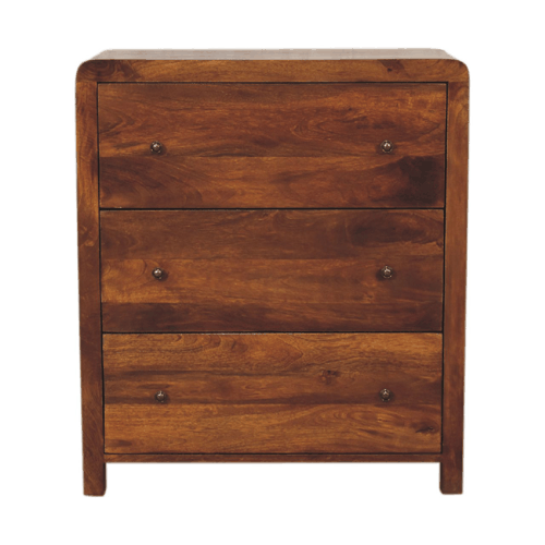 Dallas Solid Wood 3 Drawer Chest