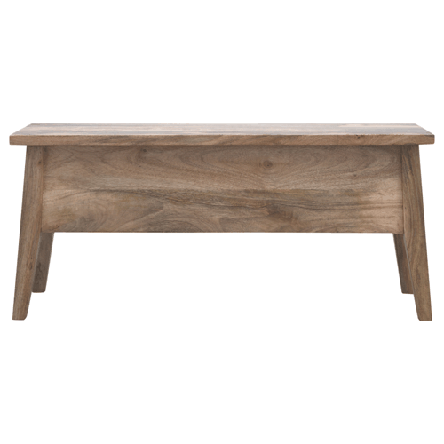Oak-Tone Lift-Up Solid Timber Storage Bench