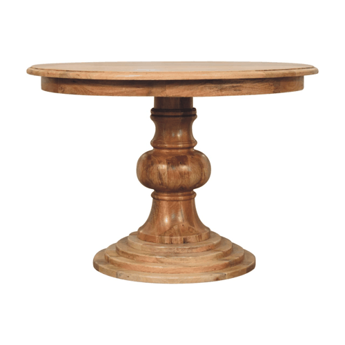 Georgetown Turned Pedestal Wood Dining Table