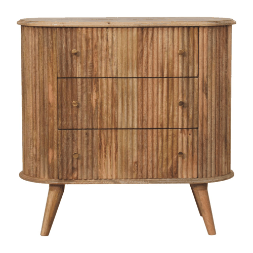 Portland Solid Wood 3 Drawer Chest