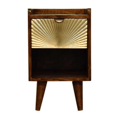 Phoenix Chestnut 1-Drawer Nightstand