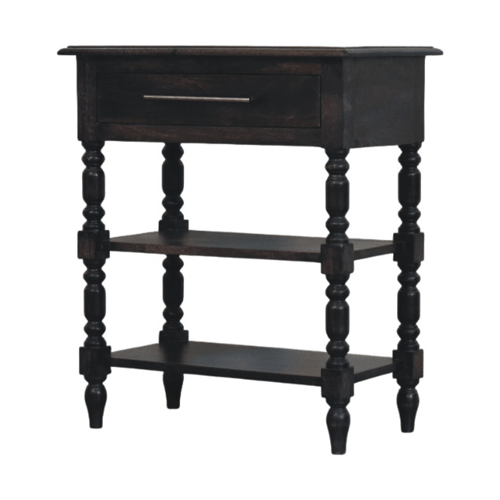 Lexington Carbon Ash 1 Drawer Spindle Table