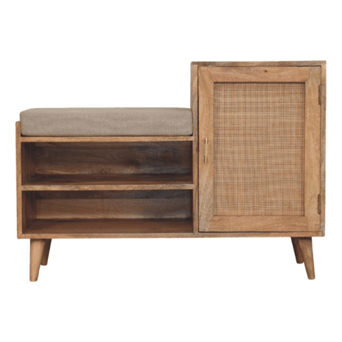Malibu Rattan Storage Bench Unit