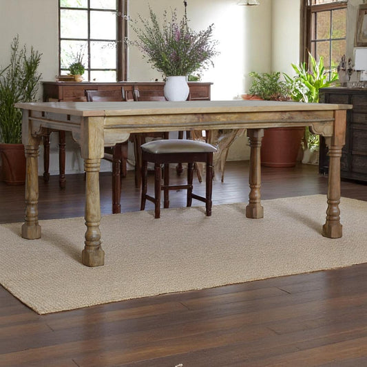 Granary Oak Toned Extending Solid Wood Table