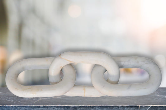 Beacon Hand Carved Link Marble Decor Chain