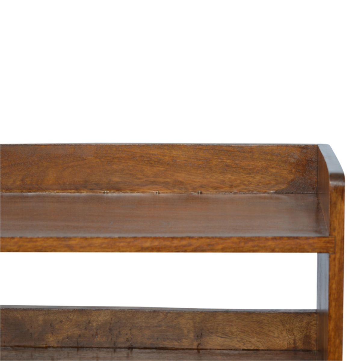 Kennebunk Chestnut Nordic Shoe Storage Bench