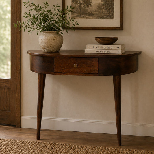 Chestnut Ridge 1 Drawer Wall Console Table