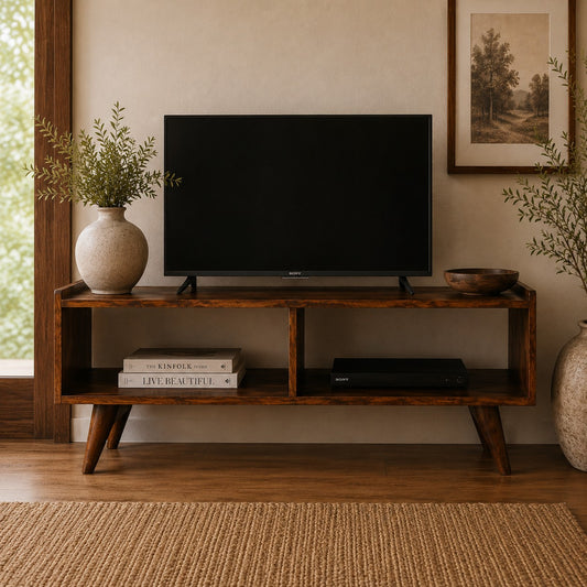 Kennebunk Chestnut Open Shelf TV Media Unit