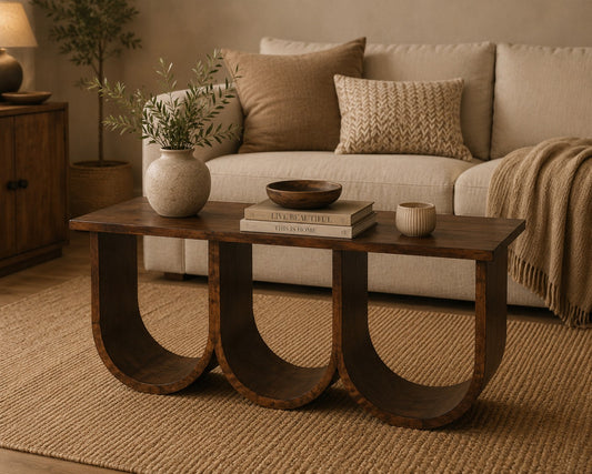 Chestnut Ridge Triple Open Style Coffee Table