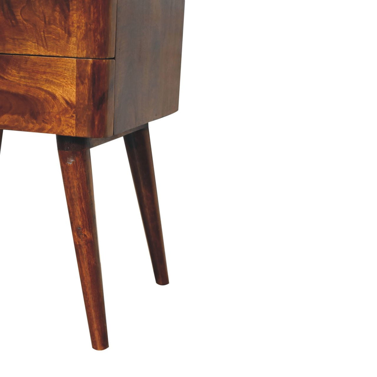 Chestnut Ridge 2 Drawer T-Bar Nightstand