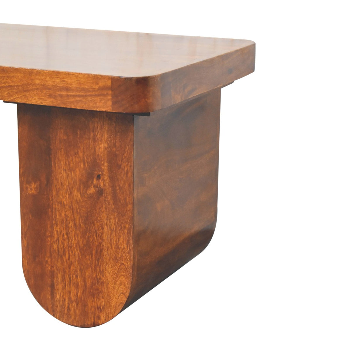 Boulder Chestnut Solid Wood Coffee Table