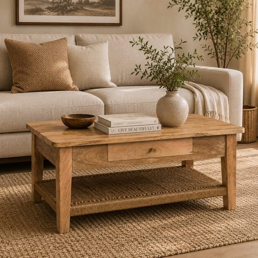 Monterey Amber Oak 2-Drawer Coffee Table