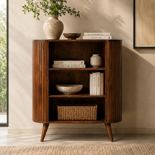 Camden Chestnut 3-Tier Open Bookcase