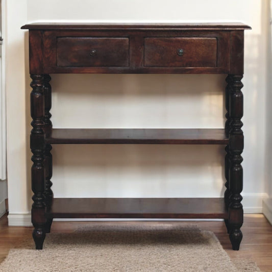 Lexington Cherry Wood 2-Drawer Side Table