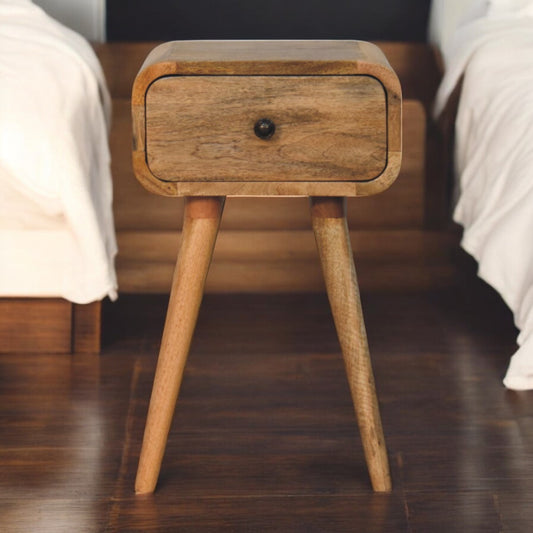 Astoria Mini Oak 1 Drawer Nightstand