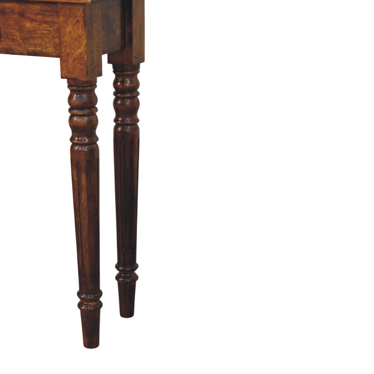 Charleston Chestnut 1 Drawer Turned Console