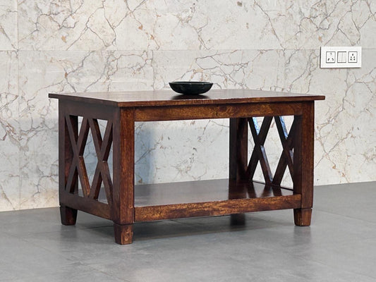 Kennebunk Chestnut X Frame Coffee Table