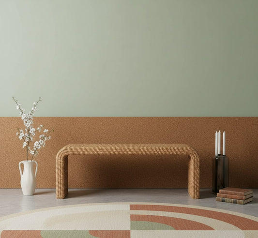 Malibu Rattan Weave Bench