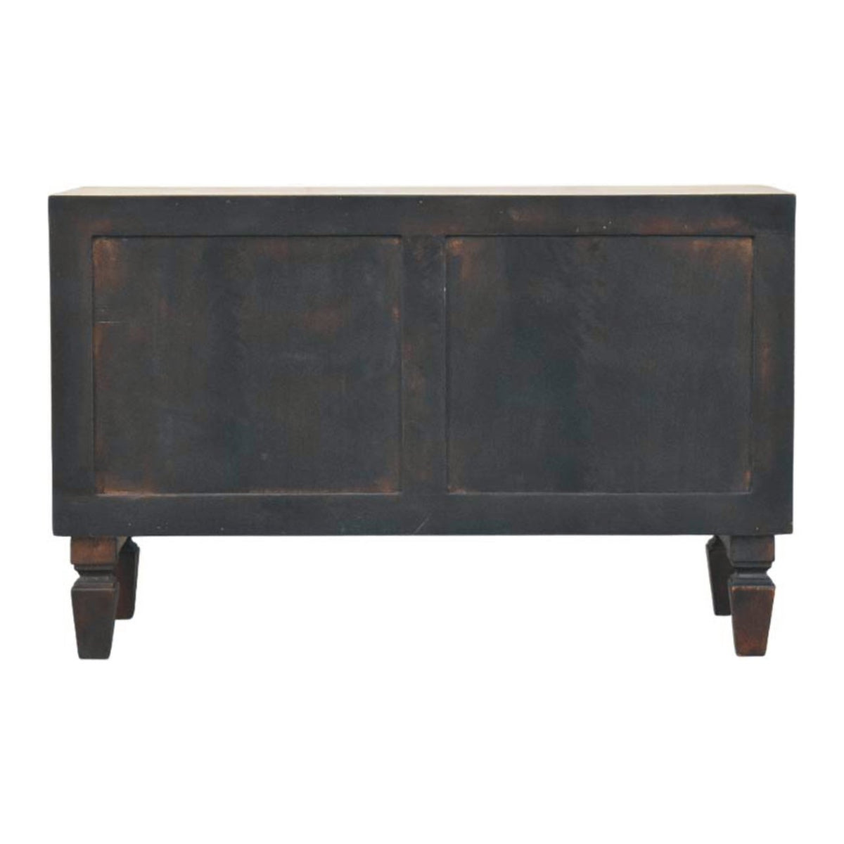Santa Fe Carved Mango Wood Shoe Storage Bench
