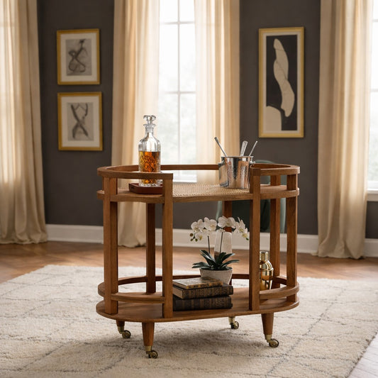 Malibu Rattan Butler Table
