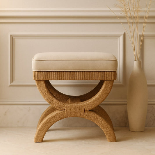 Malibu Rattan Arch Bench