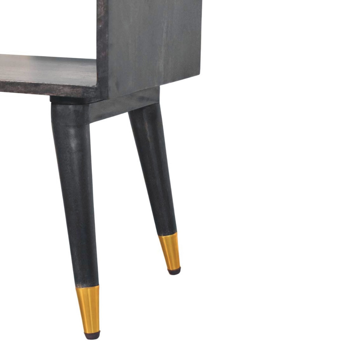 Bellevue Carbon Ash Open Frame Nightstand