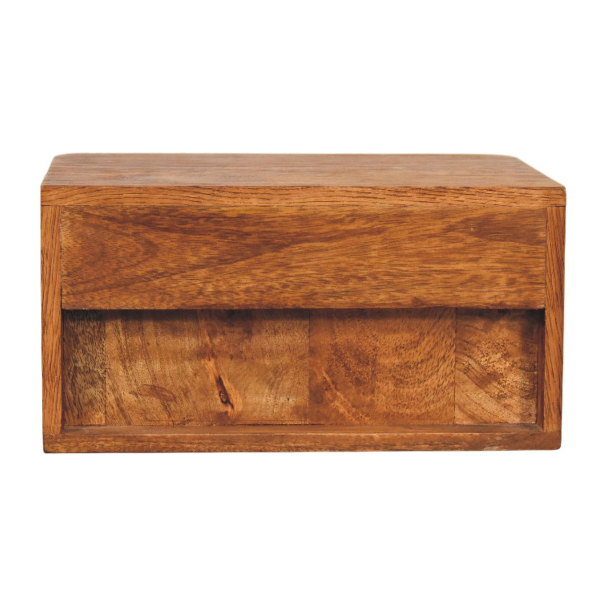 Cove Tiger Oak Floating 1 Drawer Nightstand
