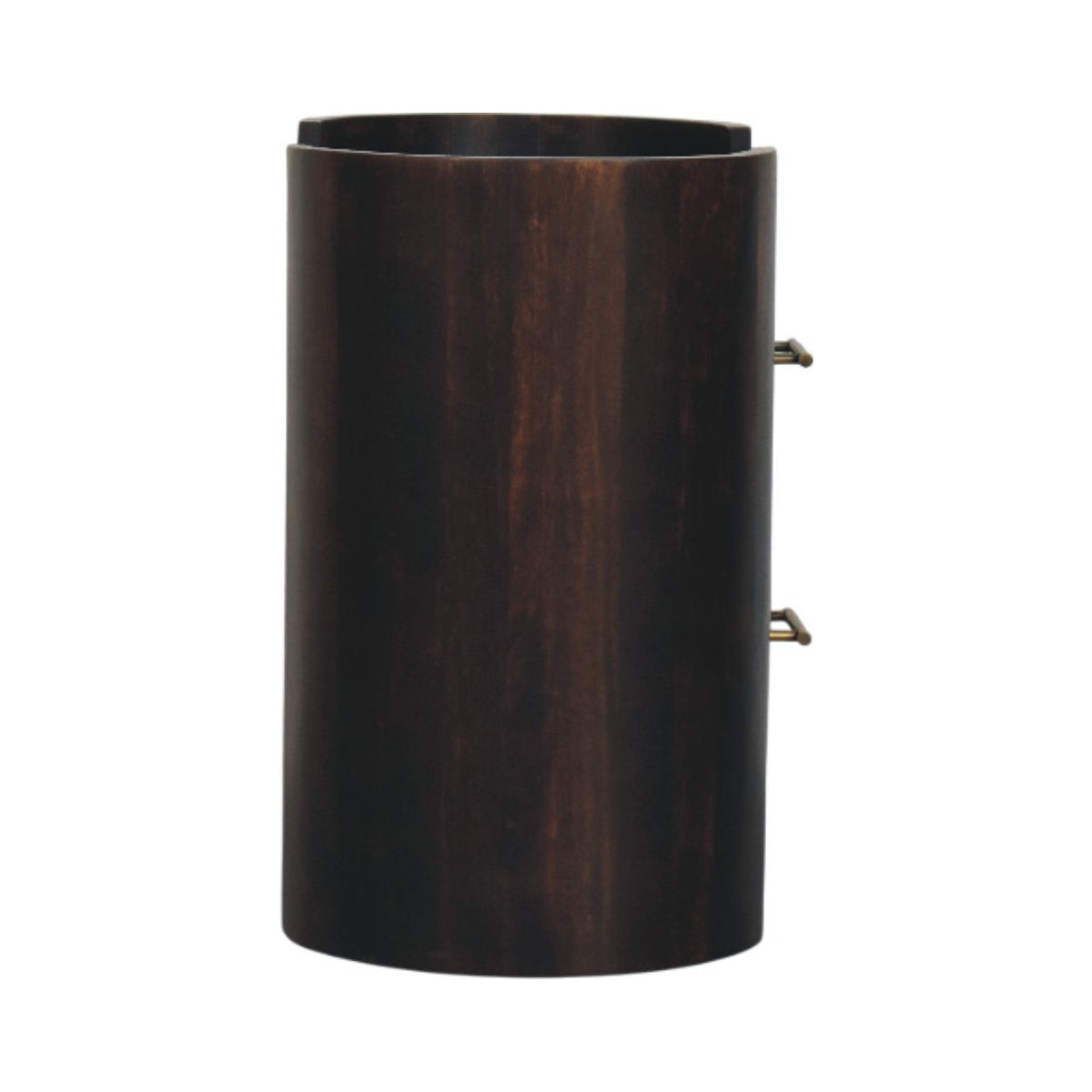 Sonora Mocha Wood 2 Drawer Nightstand