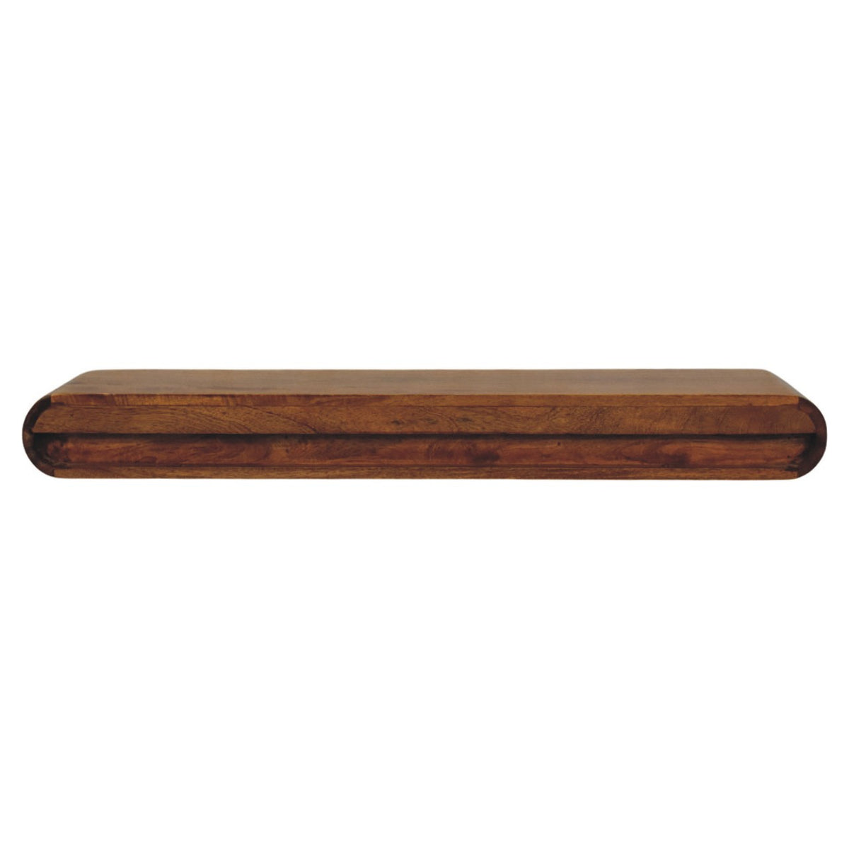 Marin Amber Oak Triple Floating Wood Console
