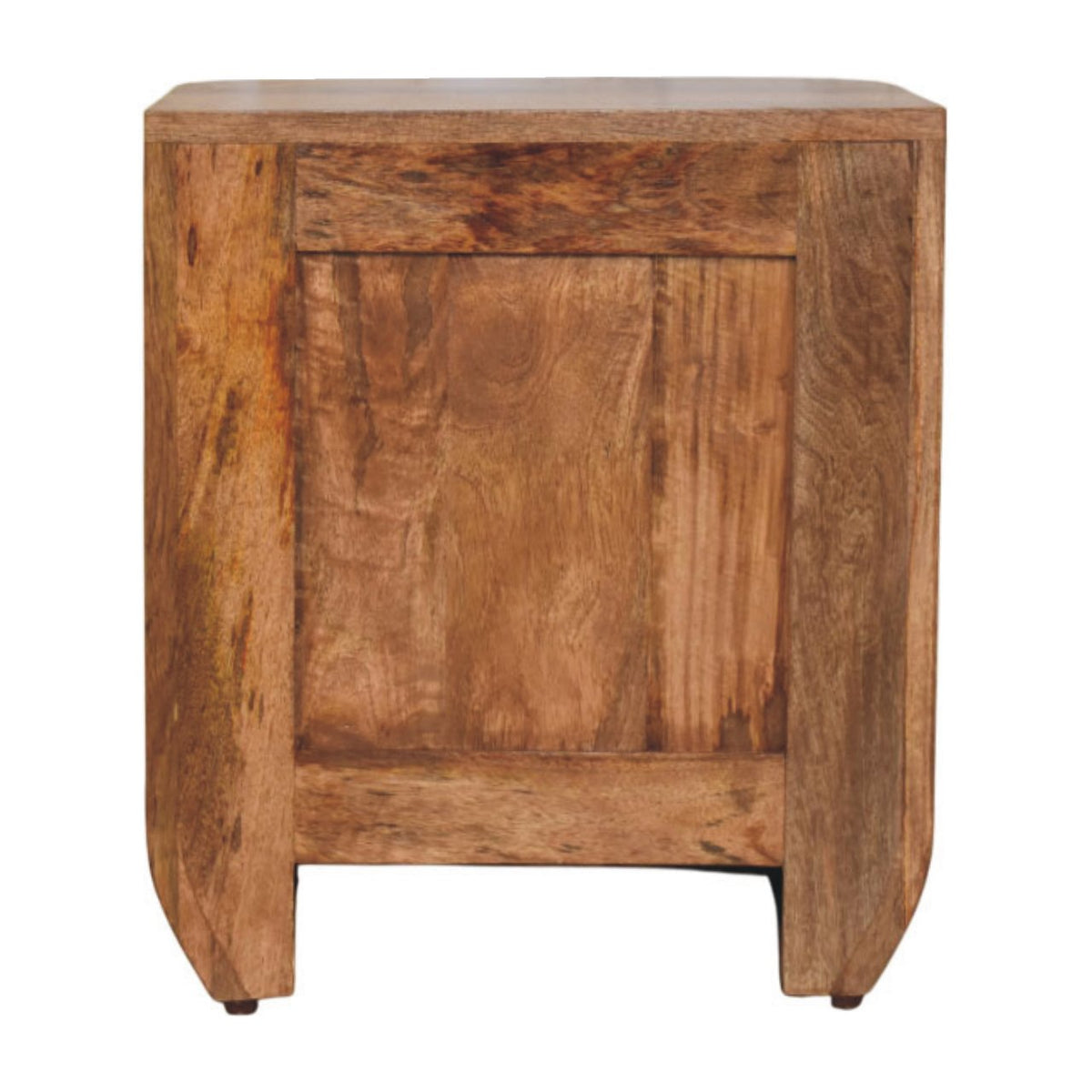 Highland Fluted 2 Drawer Timber Nightstand