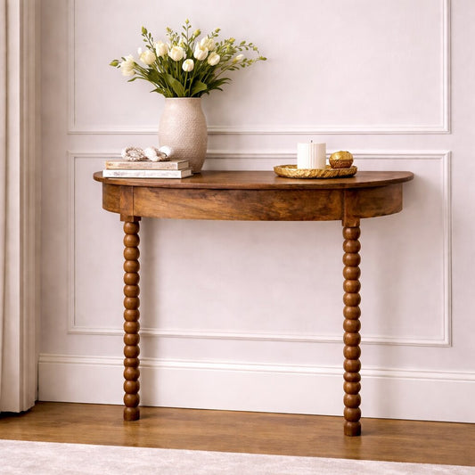 Savannah Spindle Oakish Slim Radiator Console