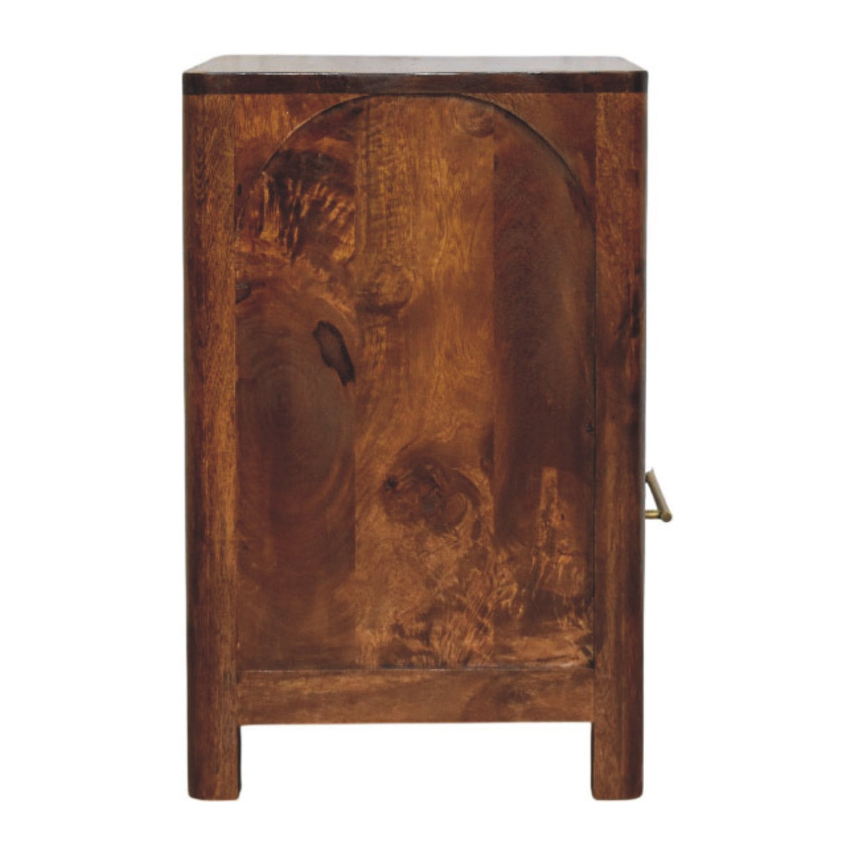 Arched Chestnut 1 Drawer Nightstand