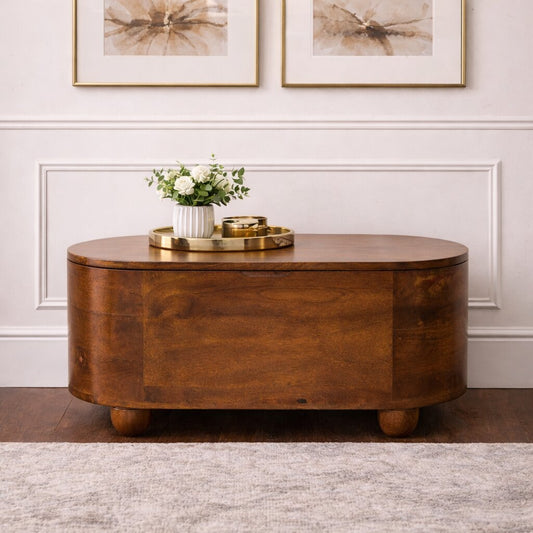 Chestnut Ridge Curved Timber Storage Box
