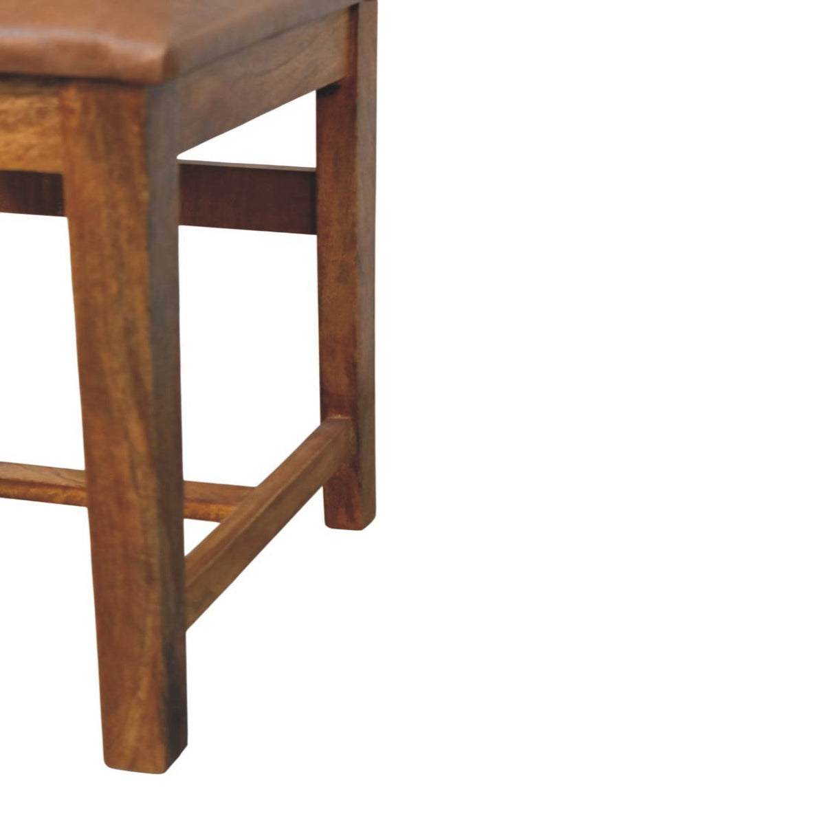 Sutton Buffalo Leather Slatted Dining Chair