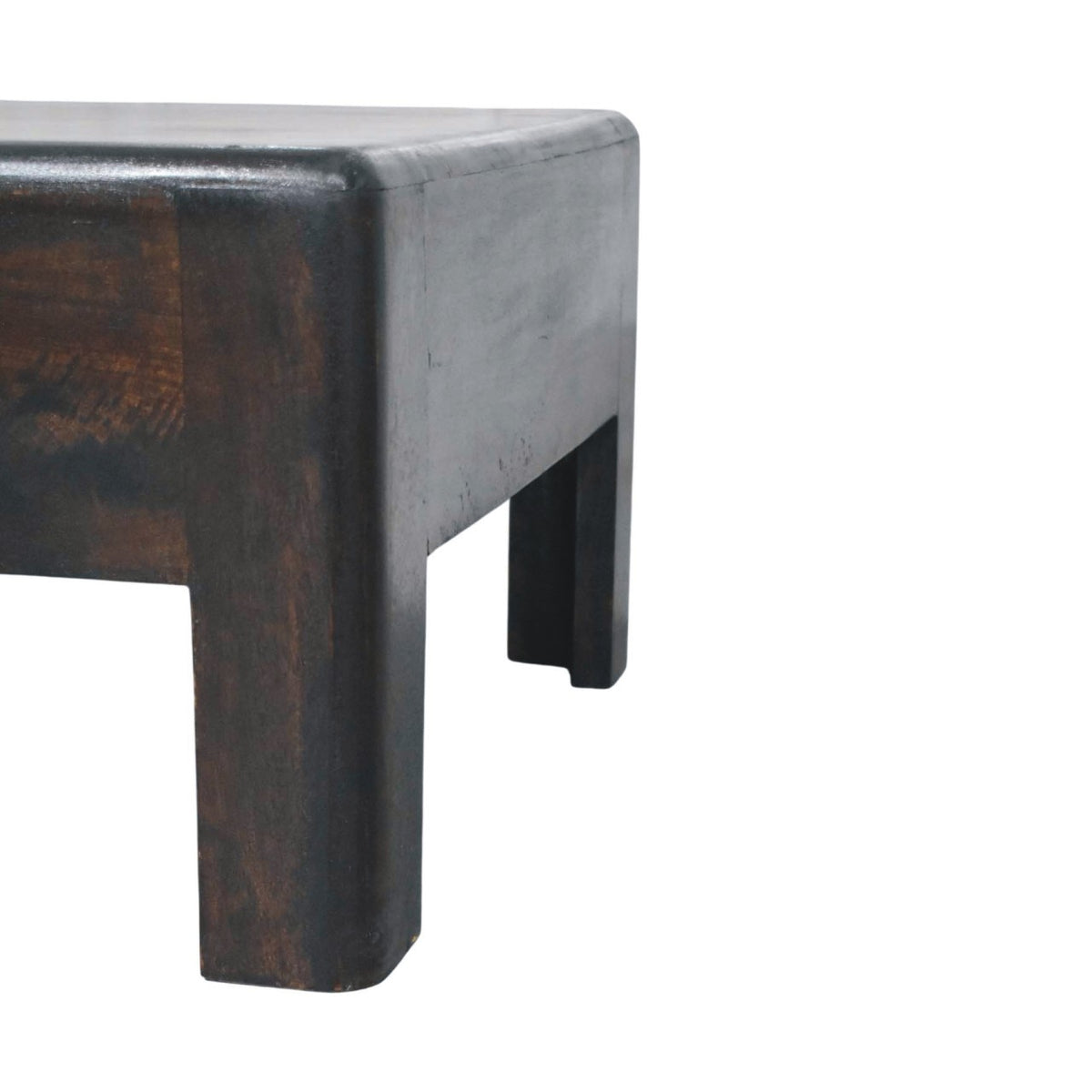 Mocha Solid Timber Low Block Coffee Table