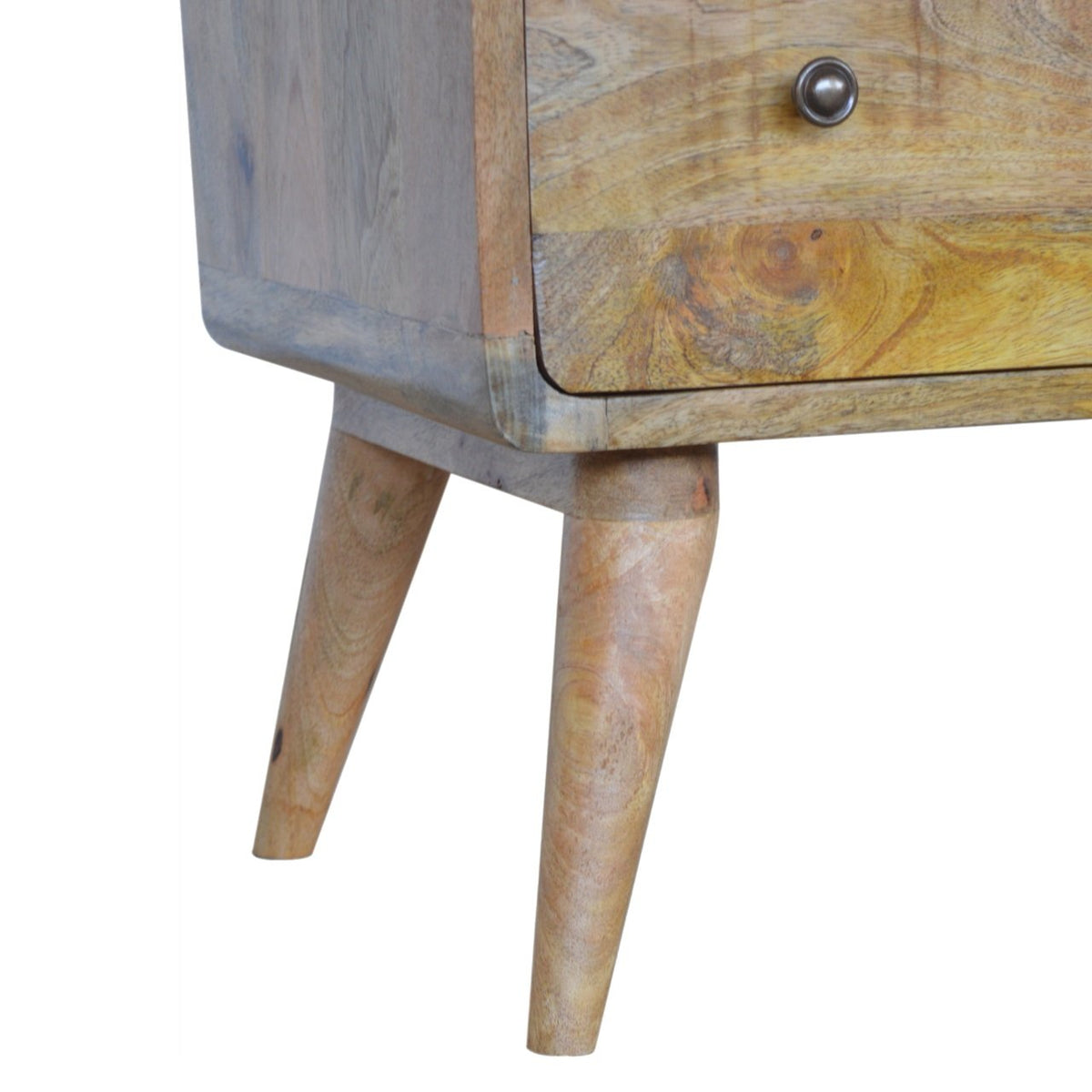 Big Sur Curved 3 Drawer Oak Chest