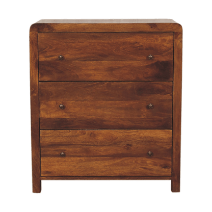 Dallas Solid Wood 3 Drawer Chest