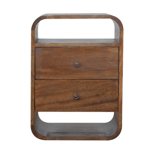 Oslo Chestnut 2-Drawer Nightstand