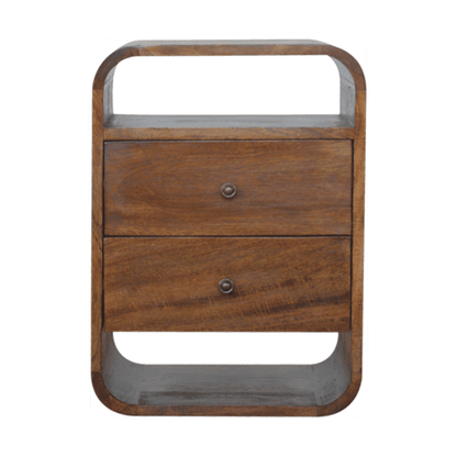 Oslo Chestnut 2-Drawer Nightstand