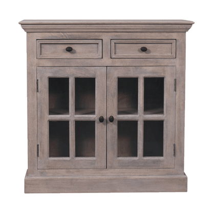 Bodie Wash 2 Drawer Glazed Cabinet