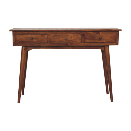 Chestnut Ridge Large 3 Drawer Console Table