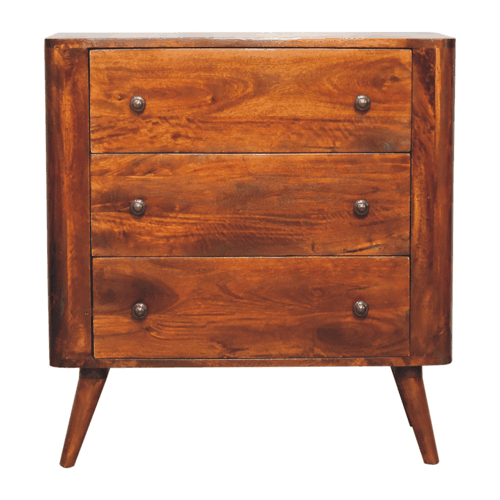 Chestnut Ridge Bera 3 Drawer Wood Chest
