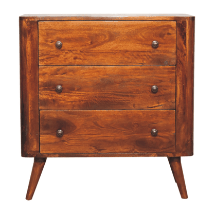Chestnut Ridge Bera 3 Drawer Wood Chest