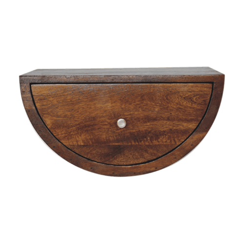 Chestnut Ridge Crescent Floating Nightstand
