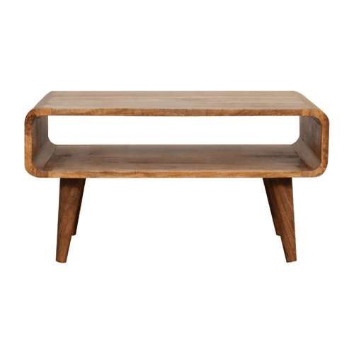 Nashville Oak Open Timber TV Media Unit