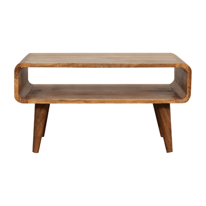 Nashville Oak Open Timber TV Media Unit