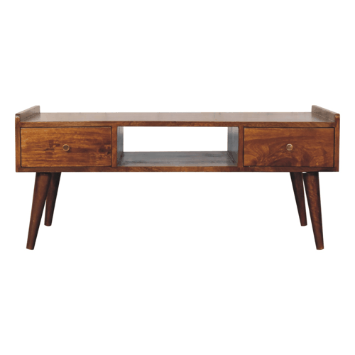 Kennebunk Chestnut 4-Drawer Coffee Table
