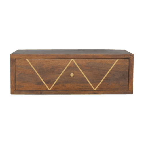 Chestnut Ridge Brass 1 Floating Nightstand