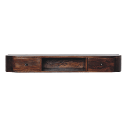 Arcadia Chestnut Floating 2-Drawer Console