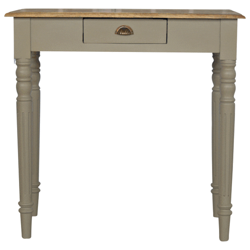 Hand Painted 1 Drawer Timber Writing Desk